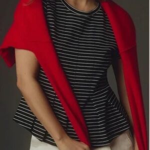 Maeve Corset Peplum Top